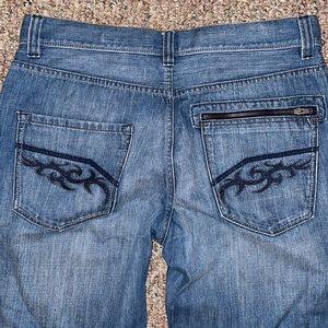 DKNY 34/32 Embroidered Pocket Denim Jeans